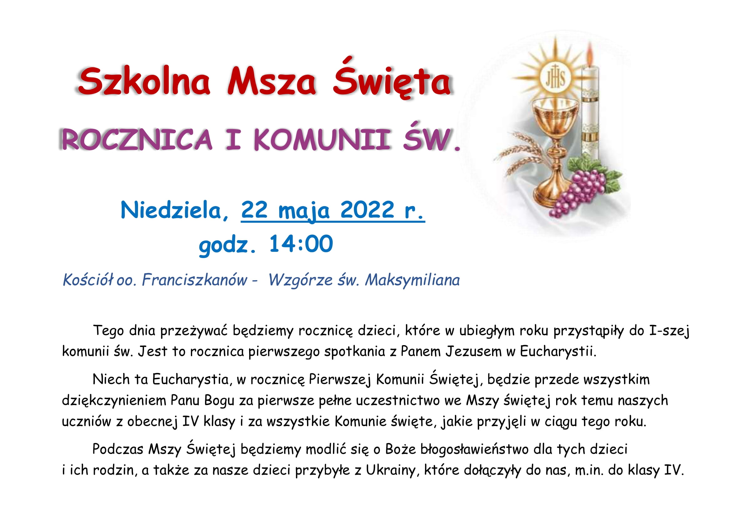Święto Patronalne Szkoły...